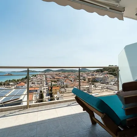 Panoramic Sea View Penthouse Villa Néa Péramos