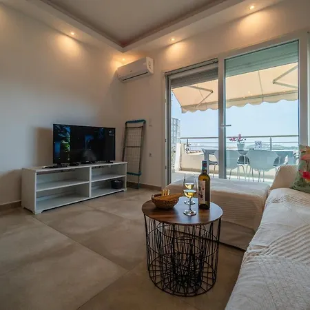 Panoramic Sea View Penthouse Néa Péramos